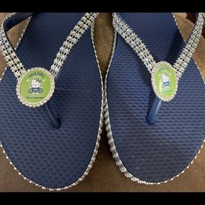 Seahawks flip flops